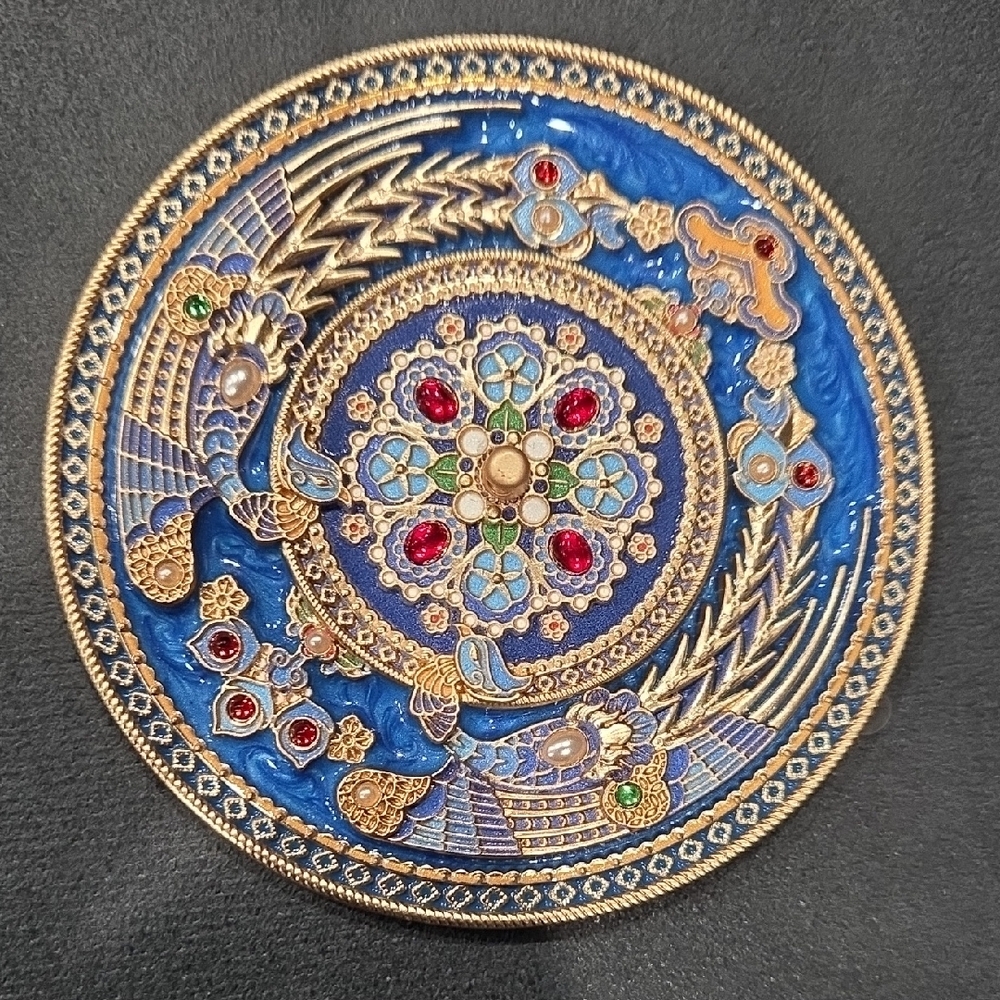 Phoenix Peony Compact Mirror - Picture 11 of 12